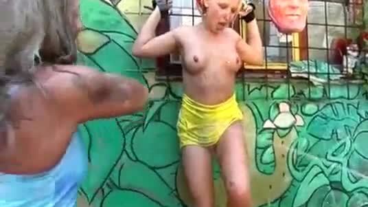 Guy savagely fucks blonde wet pussy