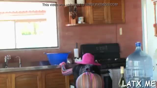 Leggy latina gladly rides on a knob of her partner till she cums