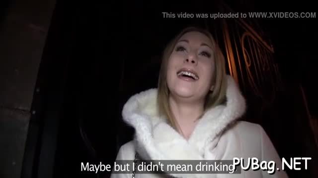 Cute darling sucks on dudes giant cock like a lusty wench