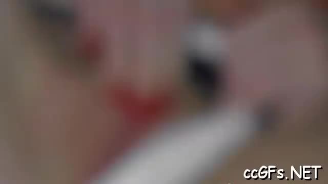 Alluring college teen sucks cock inserts toy deep in cookie