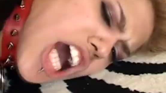 Horny slave gets pussy banged