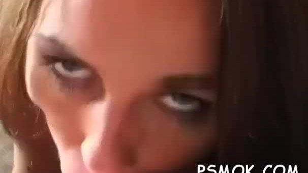 Delicious maiden gets pecker
