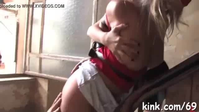 18 year old new to sex hawt beauty fucked in bondage.